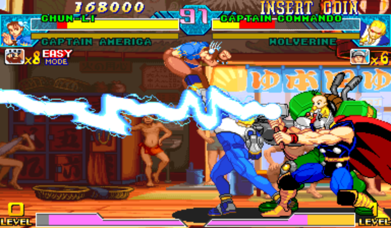 Marvel Vs. Capcom: Clash of Super Heroes (Brazil 980123) Screenthot 2